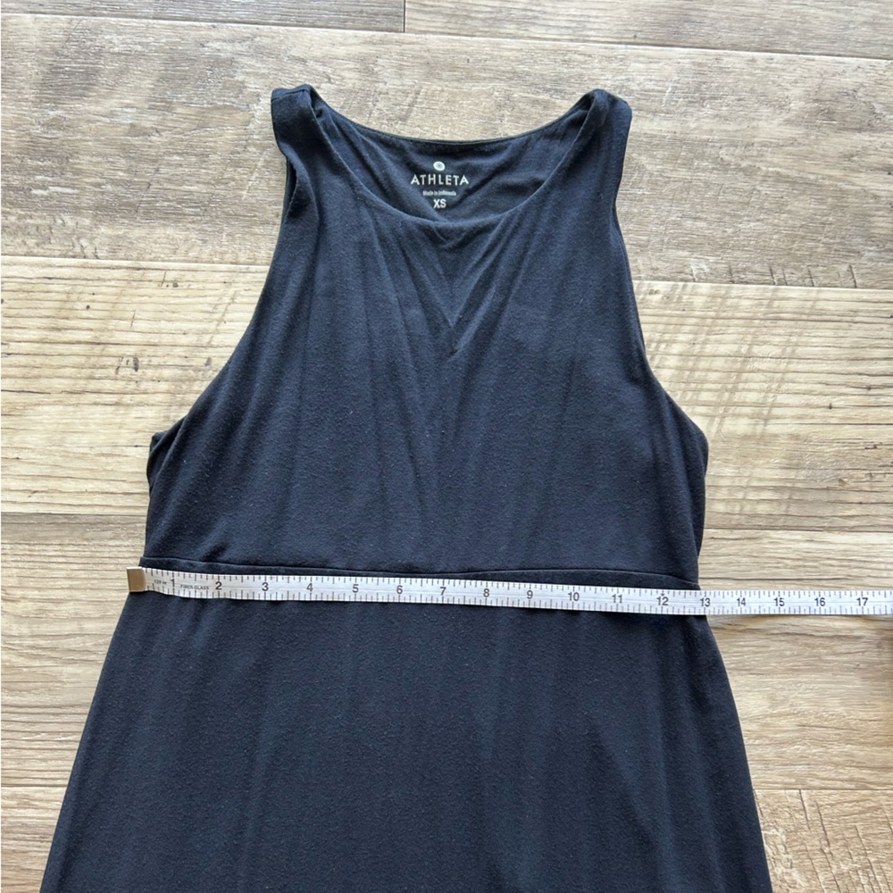 Athleta Dress High Neck Black XS $80 - Picture 5 of 6